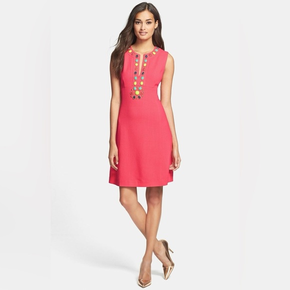 kate spade Dresses & Skirts - kate spade Coral Sleeveless Embellished A-Line Dress